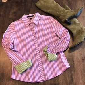 Express Pinstripe Button Down Shirt